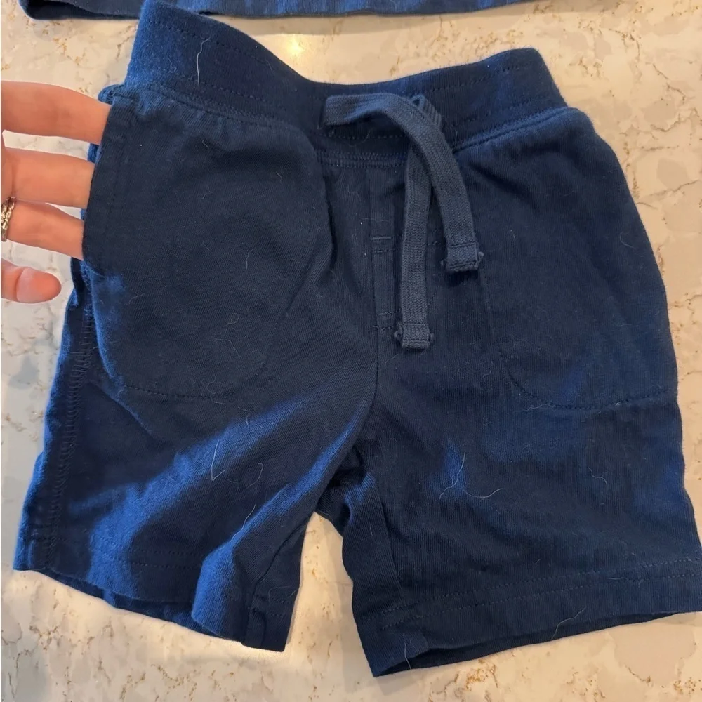 6-12M - Gap - Blue Ombre Tank Top and Shorts Set